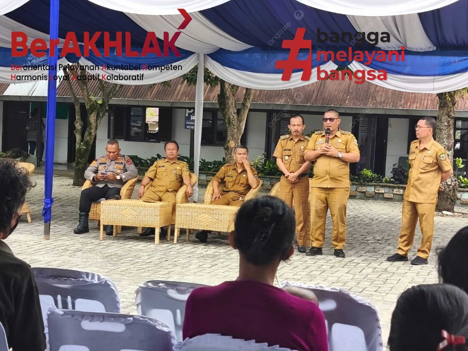MENGHADIRI PENYALURAN BLT DBHCHT di Dinsos P3A Kota Pematangsiantar Tahun 2025