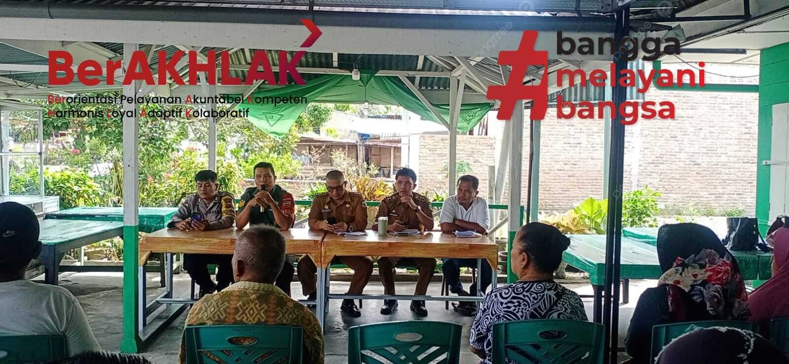 Sosialisasi Dana Kelurahan Tahun 2025 di Keurahan Pardamean